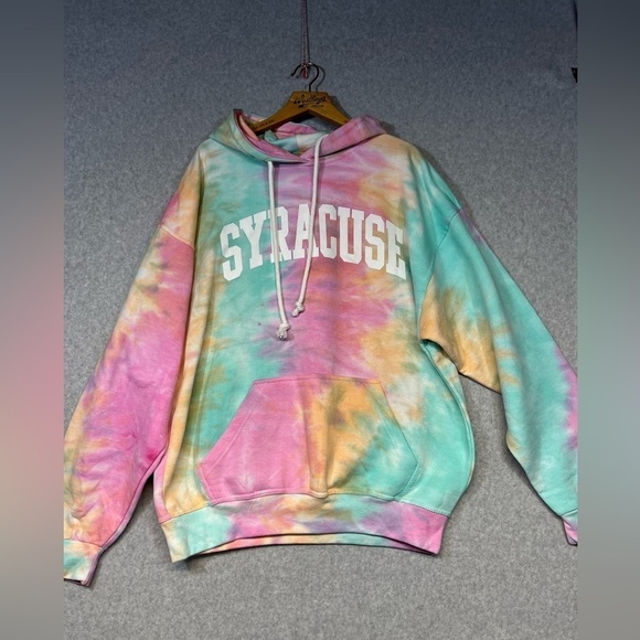 Jon Lauren Syracuse Men's Rainbow Large Sweatshirt Hoodie  Pride - Picture 1 of 5
